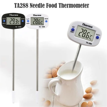 TA288 Élelmiszer Tű Konyhai Hőmérő Víz Hőmérő Elektronikus Hőmérő Tej Hőmérő Élelmiszer Olaj Hőmérő