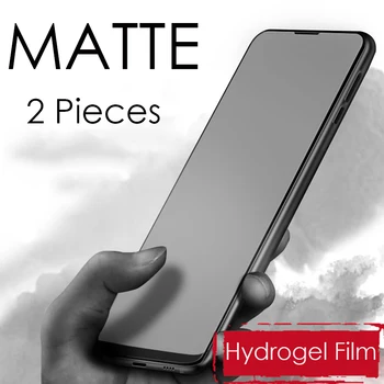 2db Matt Hidrogél Film a képernyővédő fólia Samsung Galaxy S10 S20 S9 S8 S21 Plus Ultra Megjegyzés 20 8 9 10 Ráadásul Nem Üveg