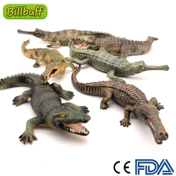 Szimuláció a Vadon élő Állatok Játék Adatok Modell Kétéltű Sósvízi Krokodil Játék Figurák Oktatási Játékok, a Gyermekek Ajándékok