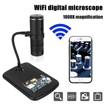 1000-digitális mikroszkóp 1080P high-definition WiFi mikroszkóp okos telefon, kamera, videó PCB hegesztés Diavetítés megtekintése stb.