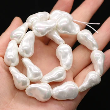 Természetes Shell Fehér Gyöngy Pentagram Gyöngyök Szabálytalan Barokk Ékszerek Készítése Nyaklánc Karkötő Kiegészítők Ajándék Nőknek