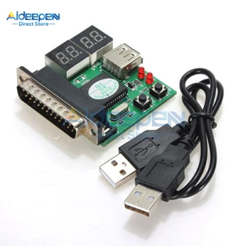 4-Digites LED Kijelző PC Analyzer Alaplap Diagnosztikai Teszter USB Post Teszt Kártya Notebook Diagnosztikai Eszközök